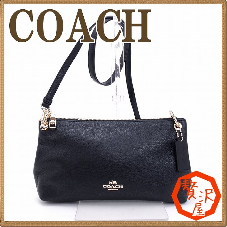 楽天市場 コーチ バッグ Coach ショルダーバッグ レディース 斜めがけ レザー imblk ブランド 人気 誕生日 プレゼント ギフト 贅沢屋