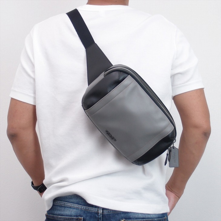 楽天市場 コーチ Coach バッグ メンズ ショルダーバッグ 斜めがけ ウエストバッグ レザー qbhgr ブランド 人気 贅沢屋