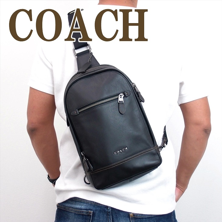 【楽天市場】コーチ COACH バッグ メンズ ショルダーバッグ 斜め掛け ワンショルダー 37598QBBK ブランド 人気：贅沢屋