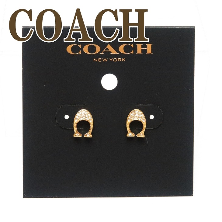 楽天市場】コーチ COACH ピアス ラインストーン Cロゴ パヴェ