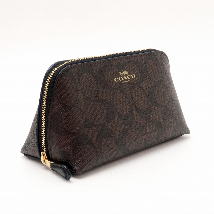 楽天市場 コーチ Coach ポーチ コスメポーチ 化粧ポーチ シグネチャー imaa8 ブランド 人気 贅沢屋