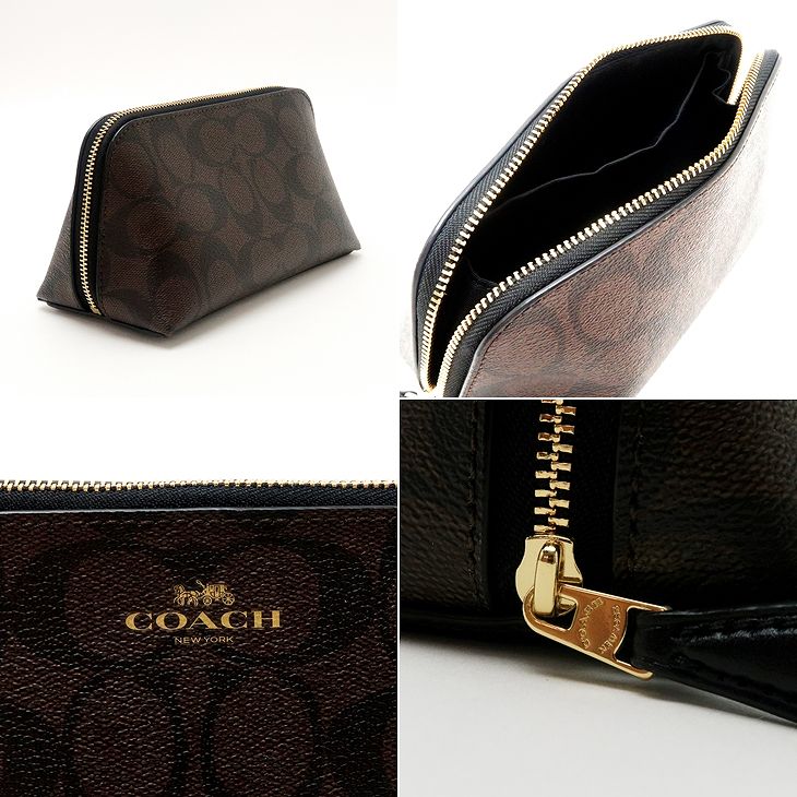楽天市場 コーチ Coach ポーチ コスメポーチ 化粧ポーチ シグネチャー imaa8 ブランド 人気 贅沢屋