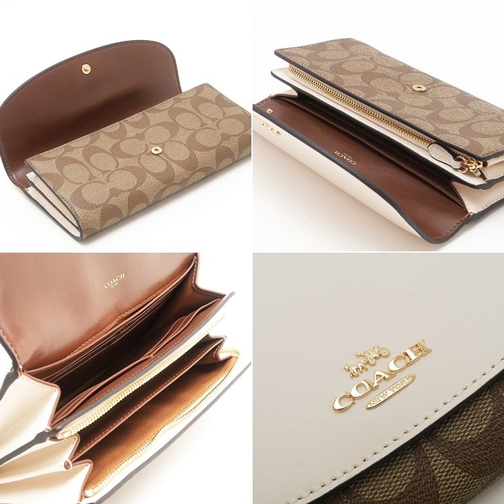 長財布 シグネチャー レディース Zeitakuya 人気 贅沢屋 imdj8 財布 財布 ブランド Toryburch コーチ ダンシングストーン Coach コーチ レディース 長財布 正規 アウトレット 人気 新作 ランキング