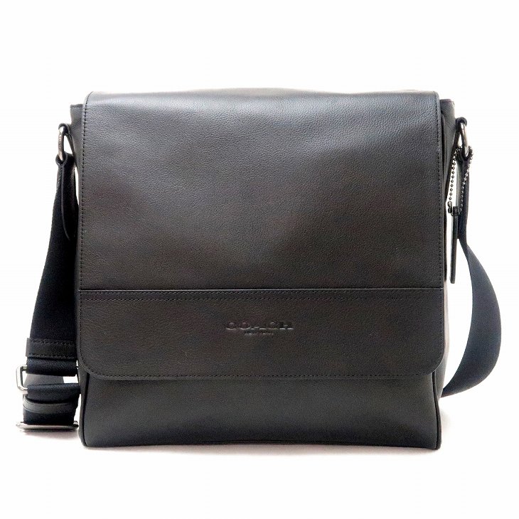楽天市場 コーチ Coach バッグ メンズ ショルダーバッグ 斜め掛け ブラック黒 qbbk ブランド 人気 贅沢屋