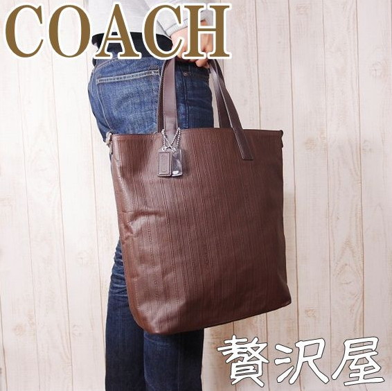 楽天市場 コーチ バッグ メンズ トートバッグ リバーシブル Coach mah 贅沢屋