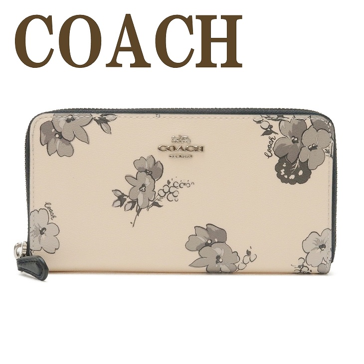 楽天ランキング1位 コーチ Coach 財布 レディース 長財布 花柄 ラウンドファスナー svcah ブランド 人気 無料発送セール