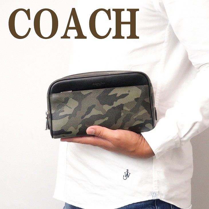 数量は多い コーチ Coach バッグ メンズ セカンドバッグ クラッチバッグ セカンドポーチ ブランド カモ 迷彩 qbgrn ブランド 人気 贅沢屋 国産品 Universusmedia Com