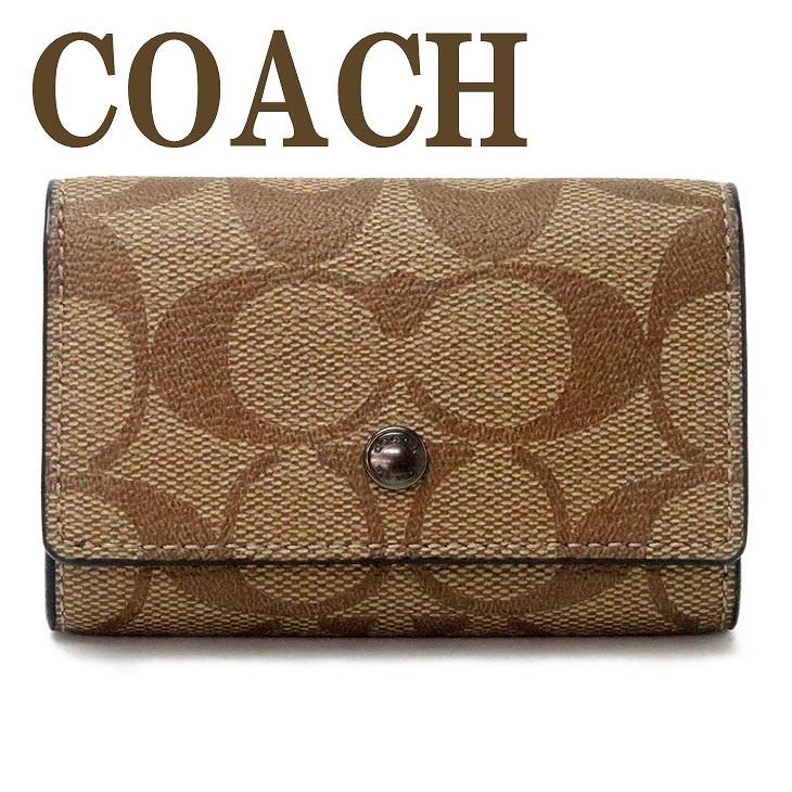 新品　COACH　折り財布　メンズ　人気の小銭入れ付き 新品 COACH 折り財布 カードウオレット メンズ 人気の小銭入れ