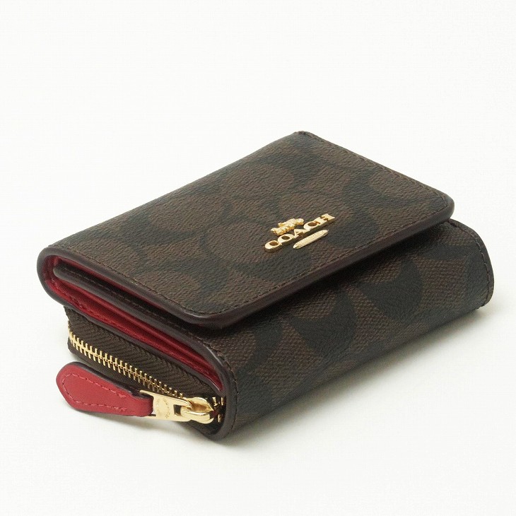 楽天市場 コーチ 財布 Coach 三つ折り 財布 レディース レザー シグネチャー iml72 ブランド 人気 贅沢屋