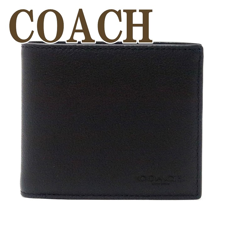 【楽天市場】コーチ 財布 メンズ COACH 二つ折り財布 レザー 小銭 