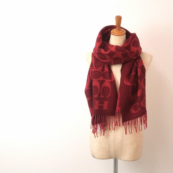 楽天市場 コーチ Coach マフラー レディース ストール カシミヤ混 大判 シグネチャー メンズ 男女兼用 f8q ブランド 人気 贅沢屋