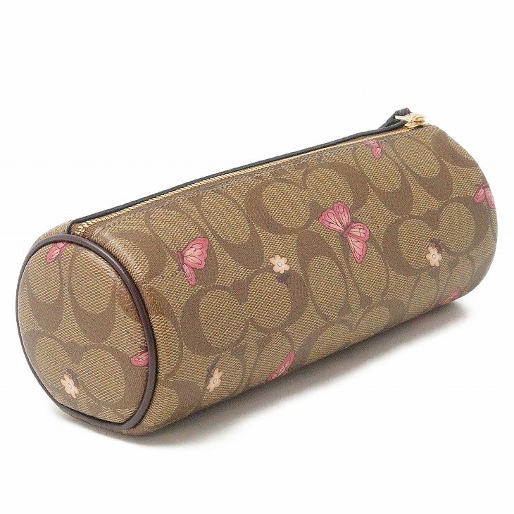 コスメポーチ ポーチ 贅沢屋公式 コーチ ケース 贅沢屋 花柄 Coach レディース 蝶 アウトレット シグネチャー 化粧ポーチ メイクブラシ バタフライ ピンク 2459imll9 ブランド 人気 贅沢屋 コーチ バッグ ポーチ 正規アウトレット 人気 新作 ランキング