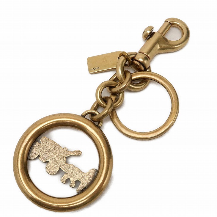 楽天市場 コーチ Coach キーホルダー キーリング ホースキャリッジ gld ネコポス ブランド 人気 贅沢屋
