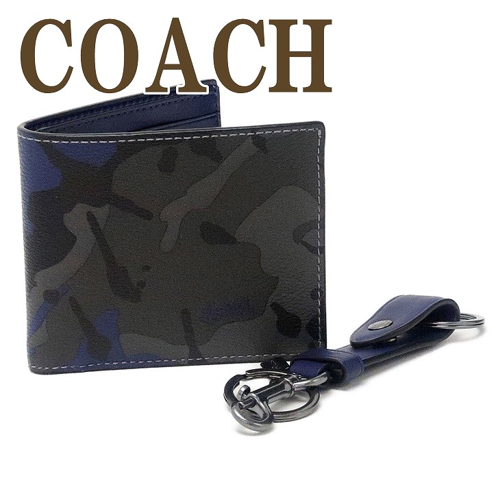 楽天市場】コーチ 財布 メンズ COACH 二つ折り財布 レザー 小銭入れ付 