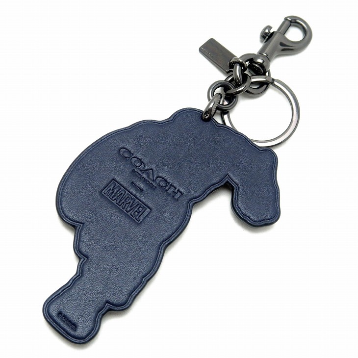 楽天市場 コーチ Coach キーリング メンズ キーホルダー バッグチャーム マーベル コラボ 1858qbcah ネコポス ブランド 人気 贅沢屋