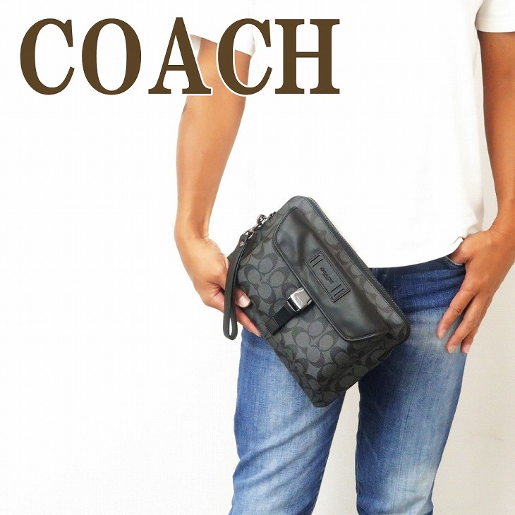 コーチ Coach バッグ メンズ セカンドバッグ クラッチバッグ ポーチ セカンドポーチ ブラック 黒 2811qbmi5 ブランド 人気 New Arrival