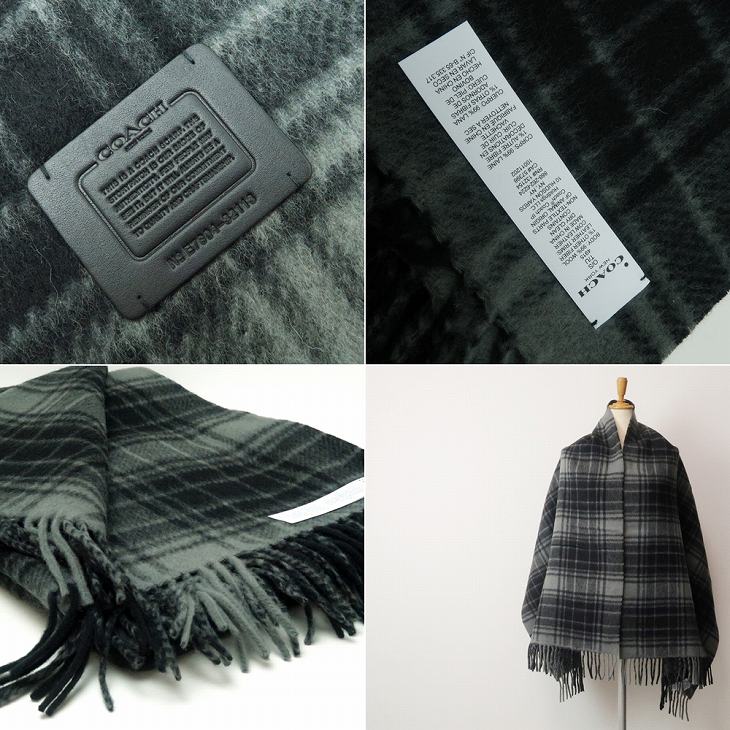 超お買い得高評価 ランキング ブランド 人気 贅沢屋 大判 マフラー スカーフ レディース 新作 メンズ マフラー メンズ マフラー ウール コーチ ストール ブランド メンズ コーチ ウール チェック Coach 4915chr 人気 メンズマフラー ストール