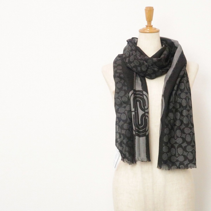 コーチ ストール 人気 ウール 大判 メンズ スカーフ Coach 4919chr マフラー 人気 贅沢屋 マフラー ウール メンズ ブランド 4919chr 新作 マフラー ランキング 大判 コーチ タイムセールの メンズマフラー ストール