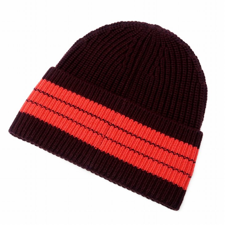 楽天市場 コーチ Coach メンズ 帽子 ニットキャップ ニット帽子 リブニット ハット ストライプ 49mrn ネコポス ブランド 人気 贅沢屋