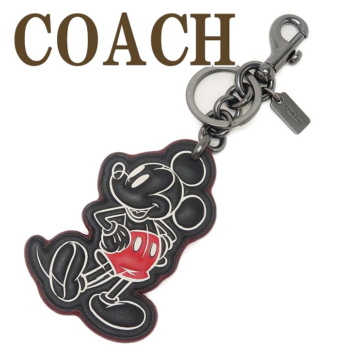 楽天市場 コーチ キーホルダー Coach キーリング ディズニー ミッキー 限定品 ブラック 黒 594bkblk ネコポス ブランド 人気 贅沢屋