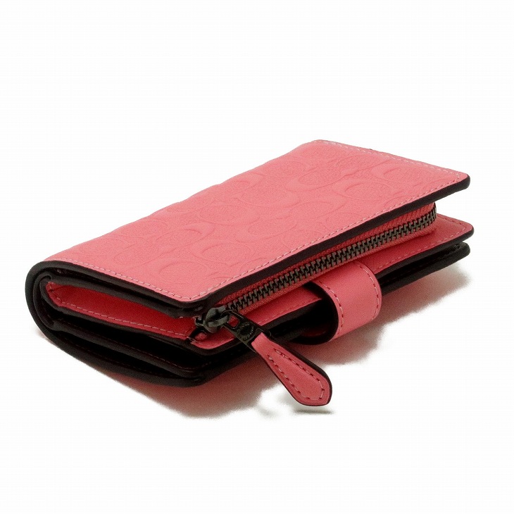 Coach 長財布 長財布 財布 コーチ 二つ折り財布 qbqri ピンク ブランド 財布 レディース レディース 人気 贅沢屋コーチ コーチ 正規 レディース 二つ折り アウトレット 人気 新作 ランキング