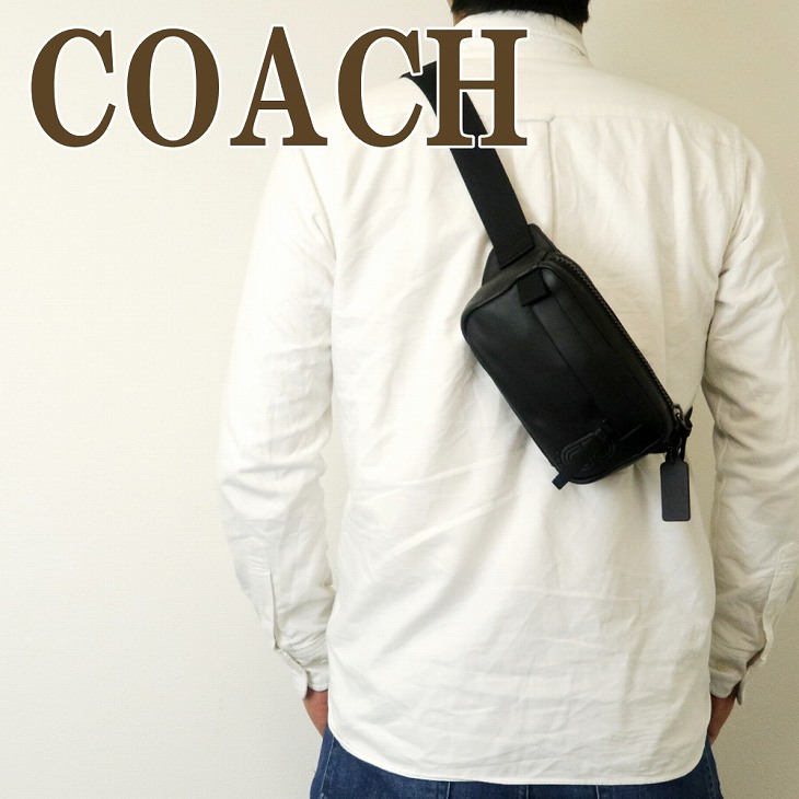 斜めがけ メンズ バッグ コーチ メンズバッグ Coach コーチ コーチ バッグ 人気 メンズ バッグ ショルダーバッグ 新作 ランキング Coach ショルダーバッグ 斜めがけ ブラック 黒 6786qbbk ブランド 人気 贅沢屋