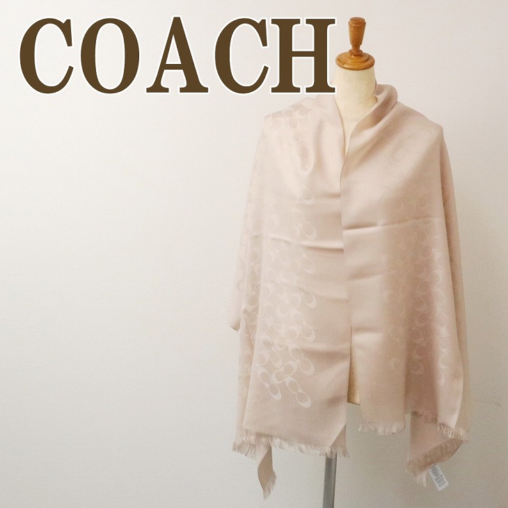 コーチ職 COACH 袈裟 レディース えり巻き 地絹混 大判 76394OTM ブランド名 一般受け
