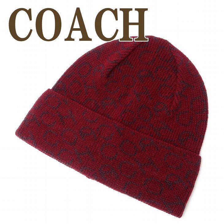 コーチ ニット帽 メンズ 帽子 ニットキャップ ハット ニット帽 ブランド 人気 新作 ランキング コーチ Coach メンズ 帽子 ニットキャップ ニット帽子 リブニット ハット ロゴ C0542rdbk ネコポス ブランド 人気 贅沢屋