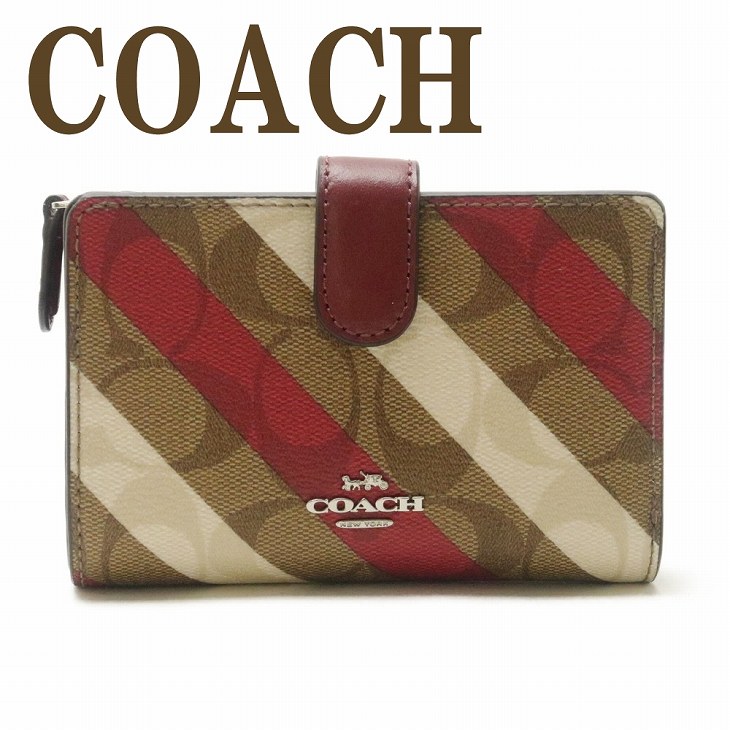 楽天市場】コーチ COACH 財布 二つ折り レディース レザー メタリック