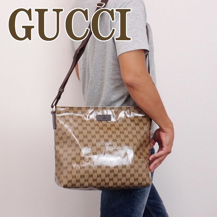 楽天市場 グッチ バッグ メンズ グッチ Gucci ショルダーバッグ 斜め掛け クリスタルgg Fziog 9790 ブランド 人気 贅沢屋