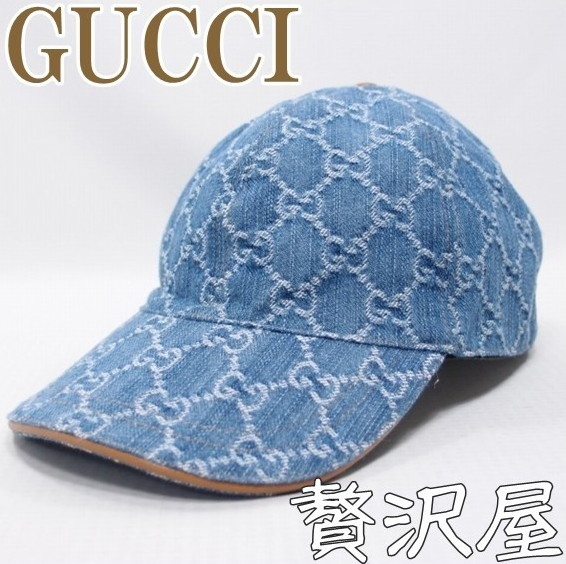 楽天市場 Gucciグッチ 帽子 キャップ レディース 女性用 Ggデニム Gucci 0043 Fqy1g 8692 532p19apr16 贅沢屋