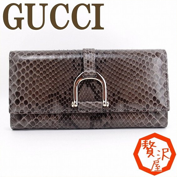 楽天市場 グッチgucci 財布 長財布 メンズ レディース パイソン Ekn5g 1218 贅沢屋