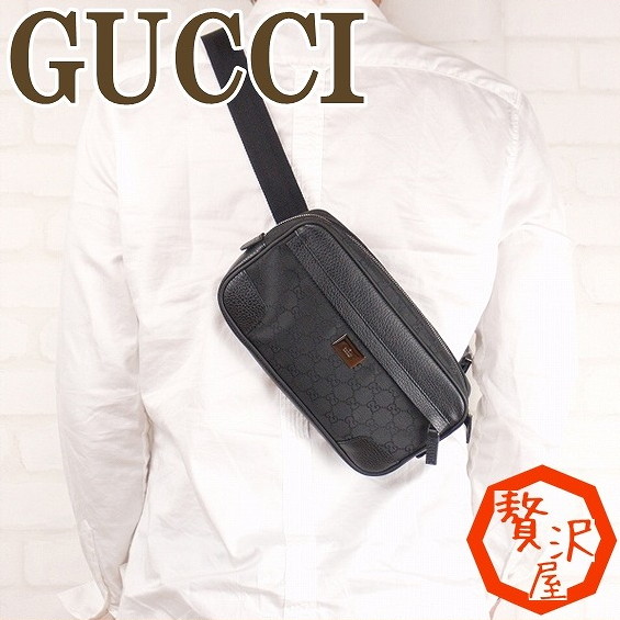 楽天市場 グッチ バッグ Gucci グッチ メンズ ショルダーバッグ グッチ バッグ Gucci グッチ 斜めがけ ウエストバッグ Gg G1xcr 1000 ブランド 人気 贅沢屋