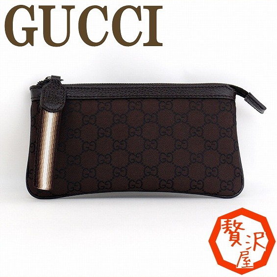 楽天市場 グッチ ポーチ Gucci グッチ メンズ レディース コスメポーチ 化粧ポーチ 小物ケース Gg G1xhr 76 ブランド 人気 贅沢屋