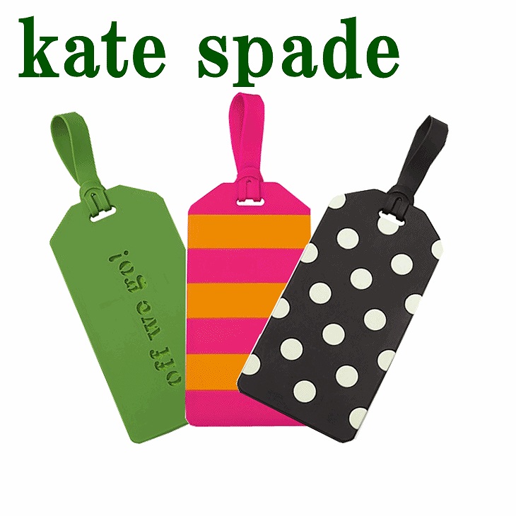 luggage tag kate spade