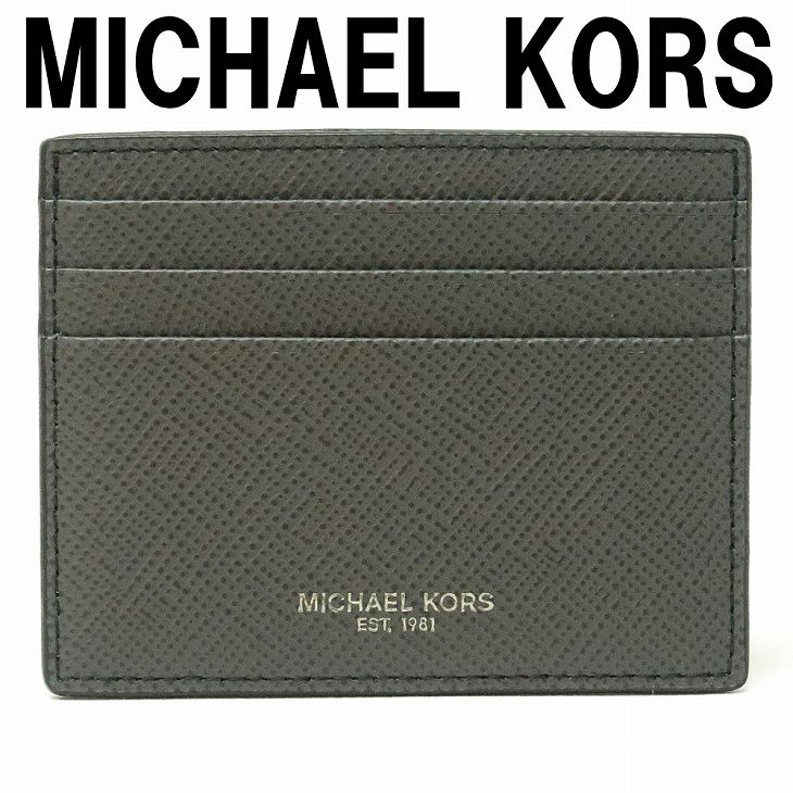 楽天市場 マイケルコース Michael Kors メンズ カードケース 名刺入れ 定期券入れ パスケース 36u9lhrd1l Greyho ネコポス ブランド 人気 贅沢屋