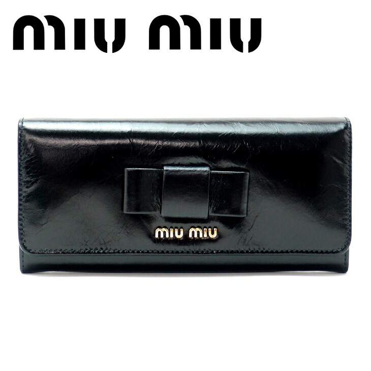 魅了 Miumiu ミュウミュウ 財布 長財布 パスケース付 レディース ヴィテッロ Viterro Shine Nero ブラック 5mh109 2b4r F0002 ブランド 人気 最安値に挑戦 Www Masterworksfineart Com