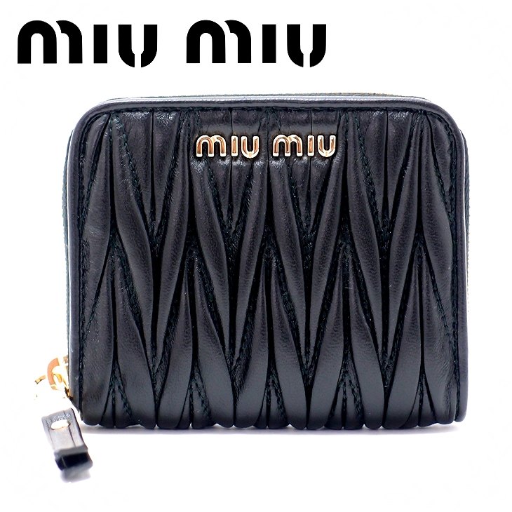 楽天市場】ミュウミュウ 財布 miumiu コインケース マトラッセ 