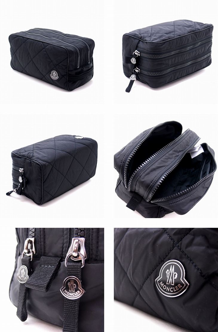楽天市場 モンクレール バッグ Moncler セカンドバッグ メンズ ダウン ポーチ クラッチバッグ ロゴ A 999 ブランド 人気 贅沢屋