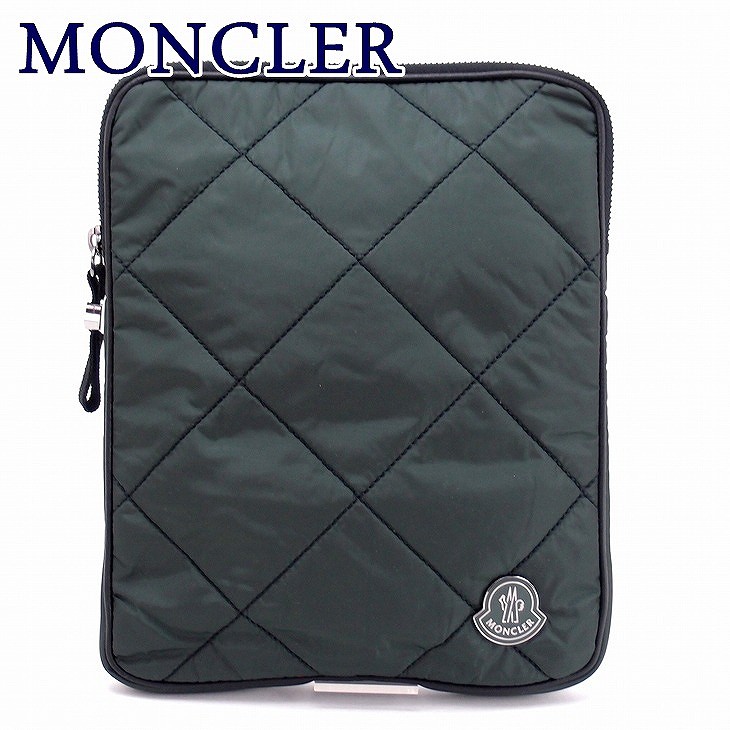 モンクレール バッグ MONCLER セカンドバッグ メンズ ダウン ポーチ クラッチバッグ ロゴ A008190054164-876 ブランド 人気 誕生日 プレゼント ギフト|贅沢屋