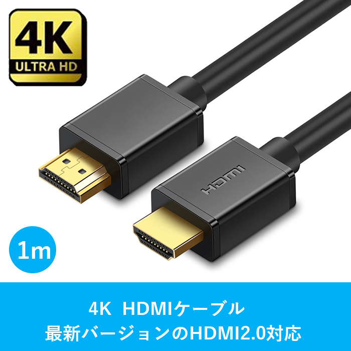 スリムHDMIケーブル ウルトラソフト 薄型HDMI-HDMIコード 高速4K