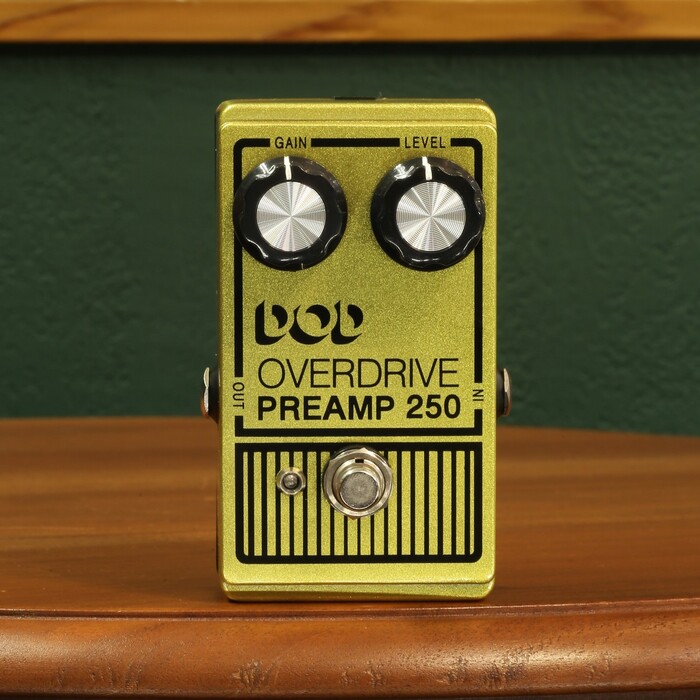 DOD ギターエフェクター Overdrive Preamp 250 オーバードライブ OD ペダル｜ZEMAITIS GRECO OSAKA SHOWROOM