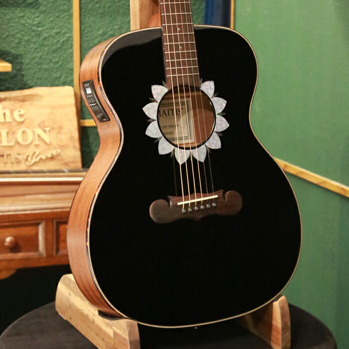 【ストラッププレゼント】 Zemaitis ゼマイティス アコースティックギター CAF-90F, Gloss Black Mother of Pearl エレアコ オーケストラサイズ ギグバッグ付