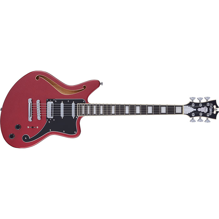本数限定セール D'Angelico ディアンジェリコ エレキギター Premier Bedford SH Oxblood ベッドフォード ギグバッグ付き