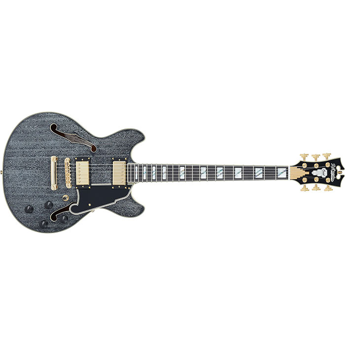 本数限定セール D'Angelico ディアンジェリコ エレキギター セミアコ Excel Mini DC Black Dog ブラック 黒 ホロウボディ ハムバッカー