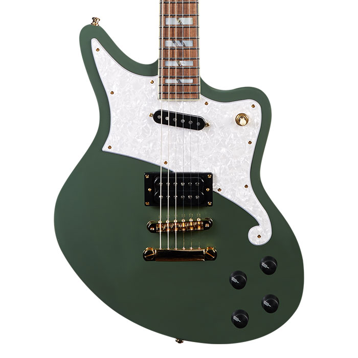 D'Angelico ディアンジェリコ エレキギター Deluxe Bedford Hunter Green ベッドフォード ハンターグリーン 緑 セットネック