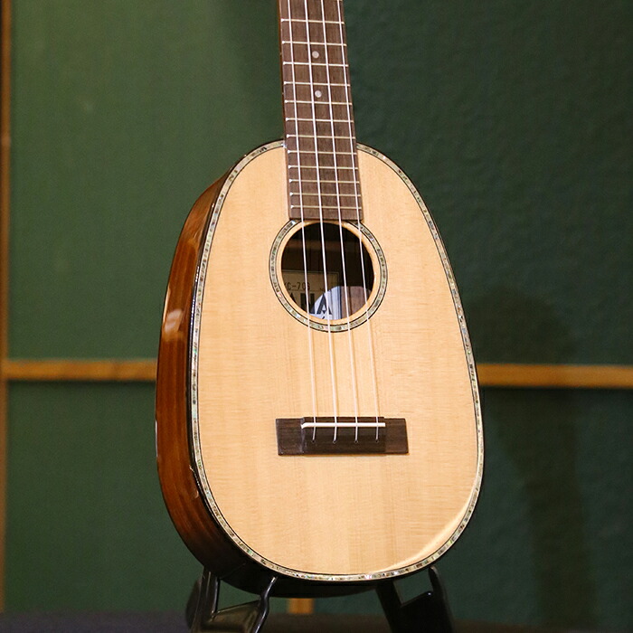 弦プレゼント中! Ohana Ukuleles PKC-70G, Pineapple オール単板 コンサート ウクレレ パイナップル ギグバッグ付
