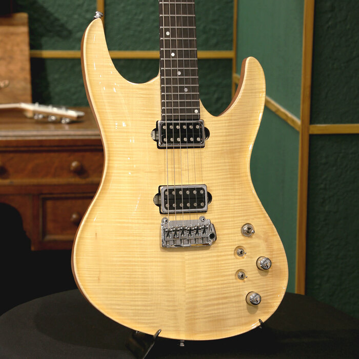 期間限定セール Valenti Guitars バレンティ・ギターズ エレキギター Nebula Carved, Natural ネビュラ・カーブド ナチュラル フレイムメイプル