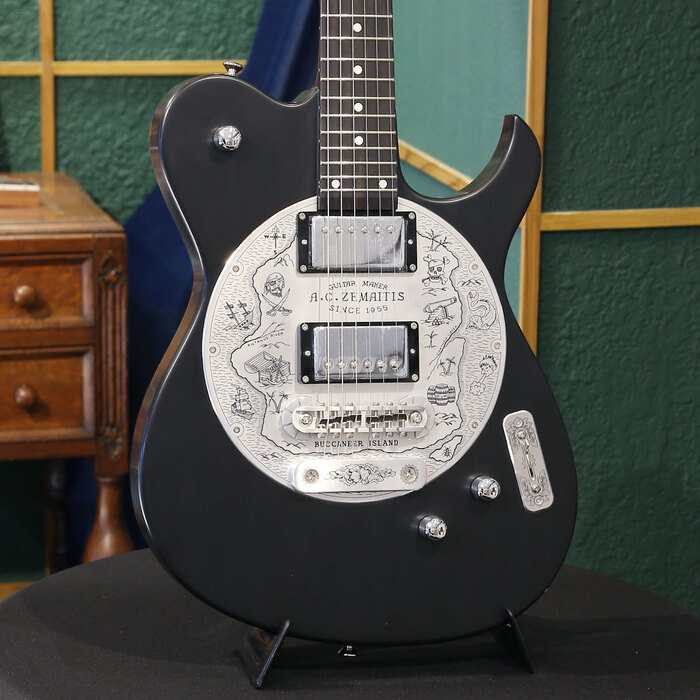 パーカープレゼント Zemaitis ゼマイティス エレキギター ディスクフロント DFG24 2H Black 黒 24フレット 2H 国産 日本製