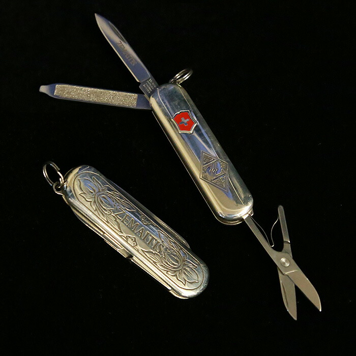 Zemaitis ゼマイティス Silver Knife 純銀製 マルチツール 5機能 Victorinox社製